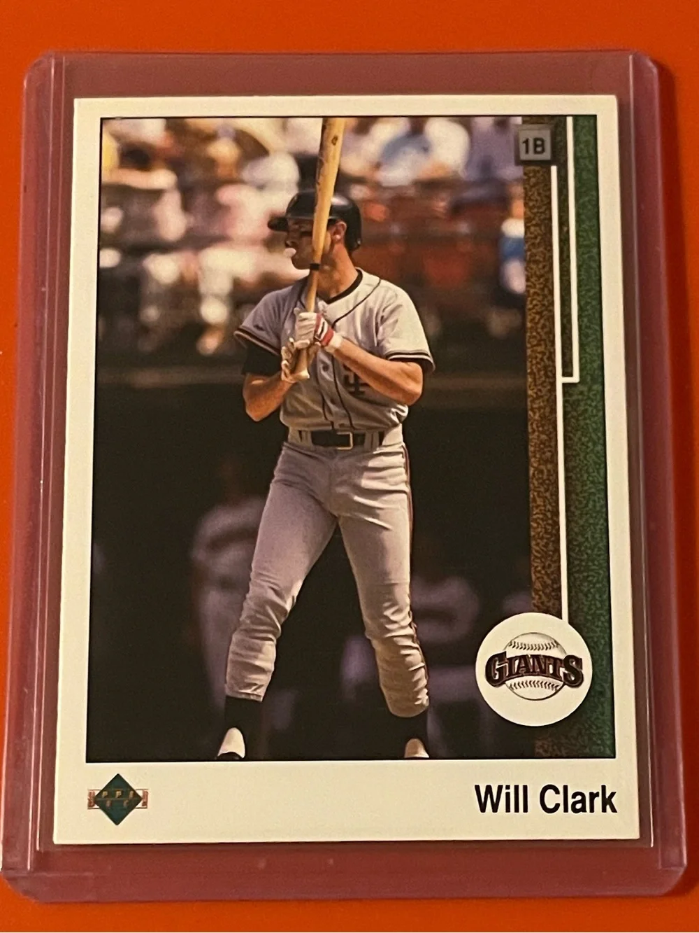 Will Clark #155 1989 Upper Deck Baseball Trading Card